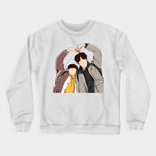 Weightlifting Fairy Kim Bok-Joo Heart Crewneck Sweatshirt